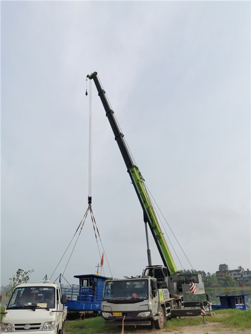 宁江区桥梁建设吊装案例